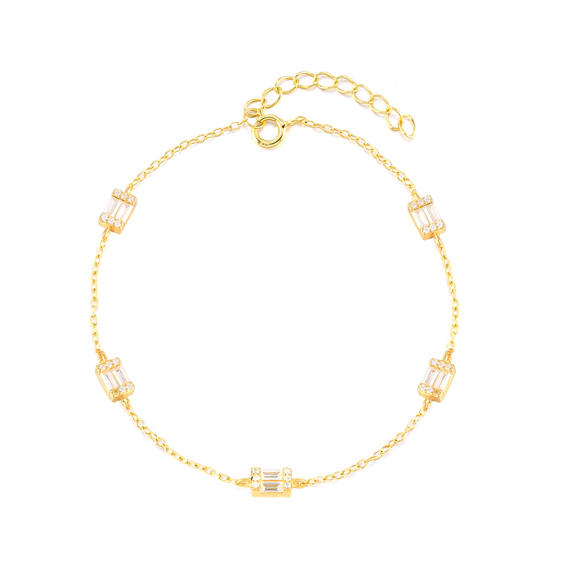 CZ X Chain Bracelet – Chicopick