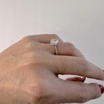 - Sterling silver 18k plated gold pasha ring size 6