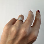 - Sterling silver 18k plated gold pasha ring size 6