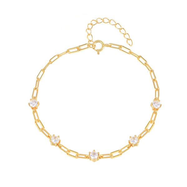 CZ X Chain Bracelet – Chicopick