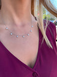 Cz By The Yard Necklace
