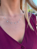 Cz By The Yard Necklace